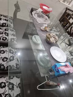 Dinning table with 10 chairs