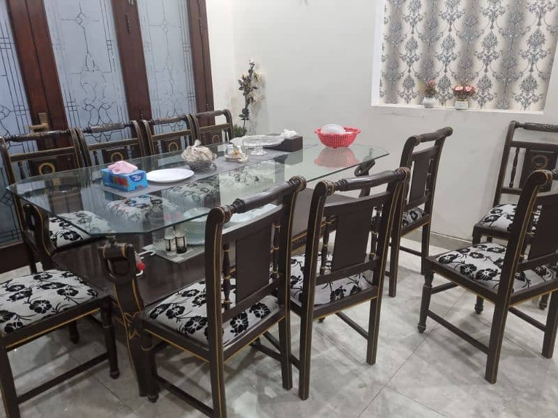 Dinning table with 10 chairs 2