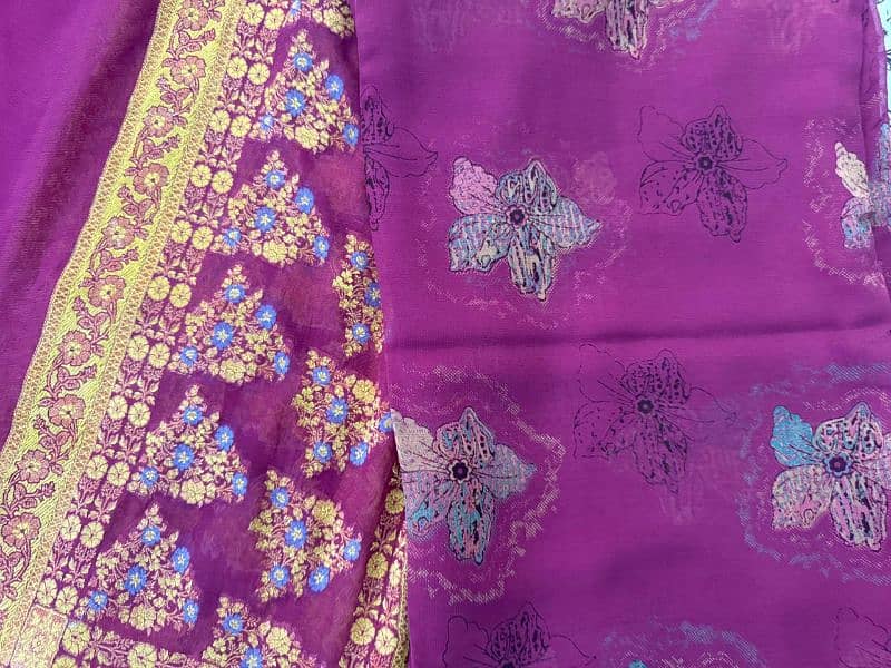 Pure Silk shirt and dupatta 2