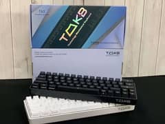 TMKB T63 RGB WiRELESS MECHANiCAL GAMiNG KEYBOARD BLACK 60%