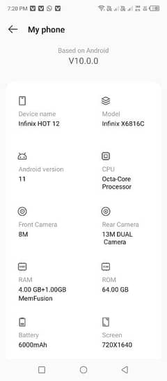 Infinix hot 12 Play all working final 18500 03079436065