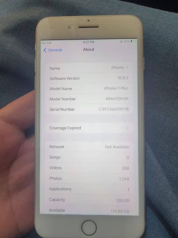 I PHONE 7PLUS 128 GB PTA 1