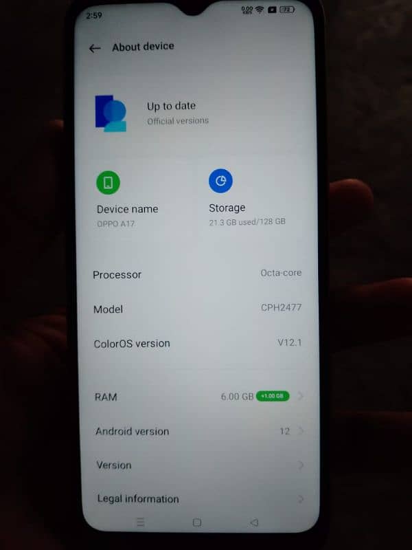 oppo A 17 non pta 3