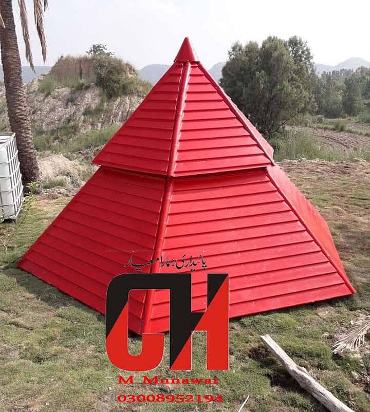 security cabin / Hanging Dustbin Three colors in one frame /gazebo 6