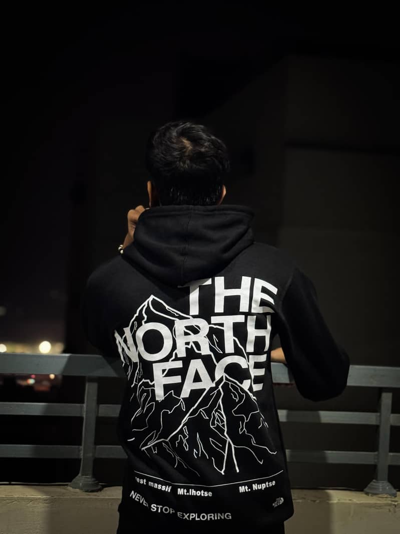 North-face printed hoodies 2