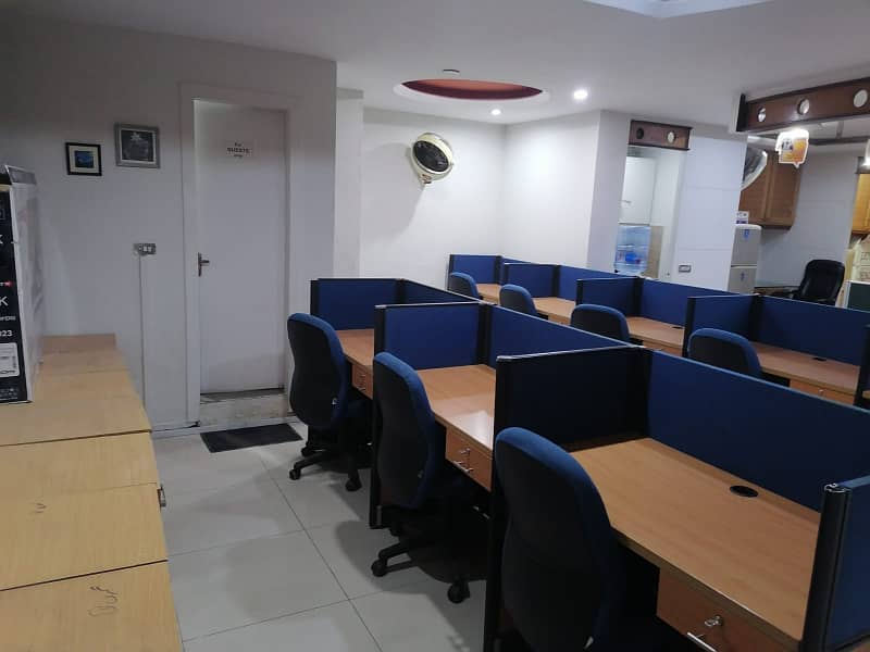 1533 sqft fully furnished office for sale in gulberg main boulevard 1