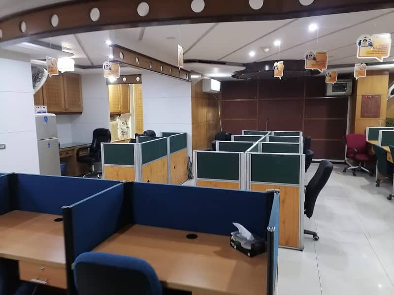 1533 sqft fully furnished office for sale in gulberg main boulevard 2