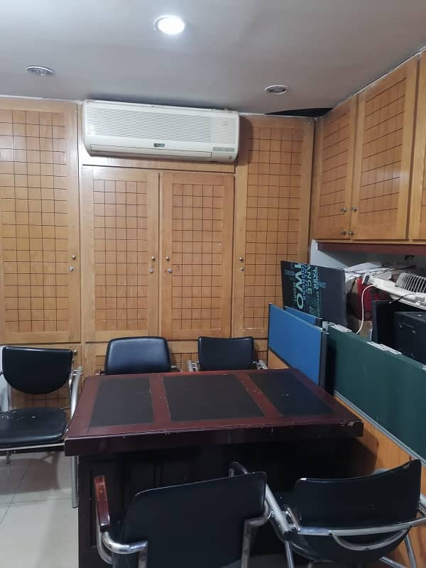 1533 sqft fully furnished office for sale in gulberg main boulevard 6