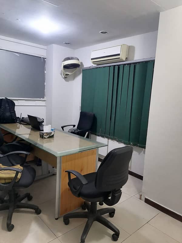 1533 sqft fully furnished office for sale in gulberg main boulevard 7