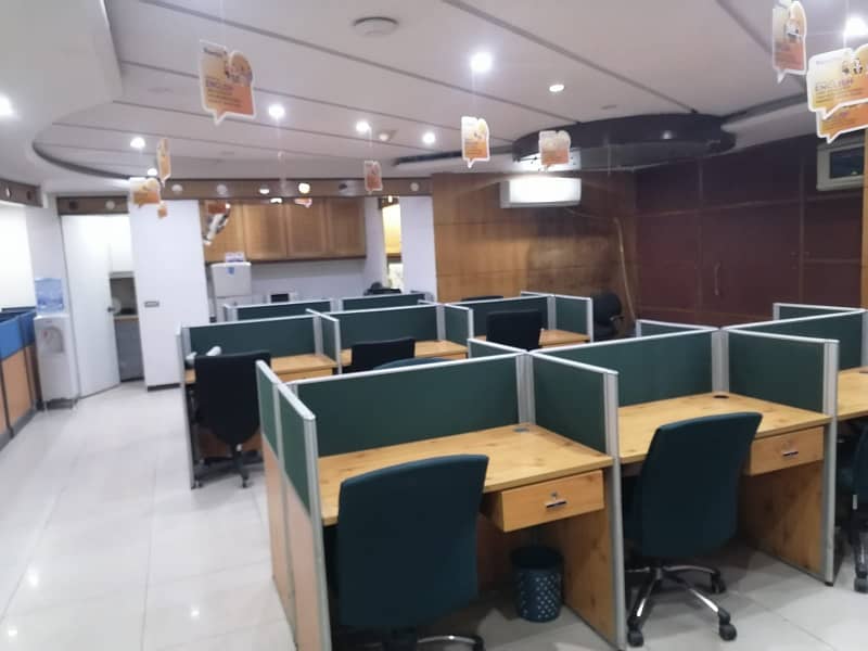 1533 sqft fully furnished office for sale in gulberg main boulevard 8