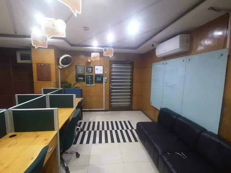 1533 sqft fully furnished office for sale in gulberg main boulevard 10