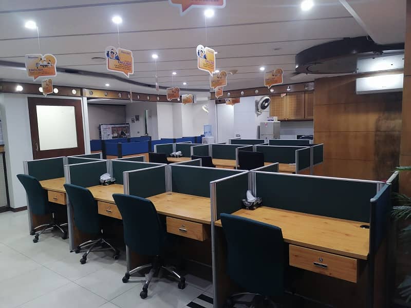 1533 sqft fully furnished office for sale in gulberg main boulevard 11