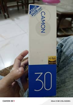 tecono camon 30 24/256 new condition h