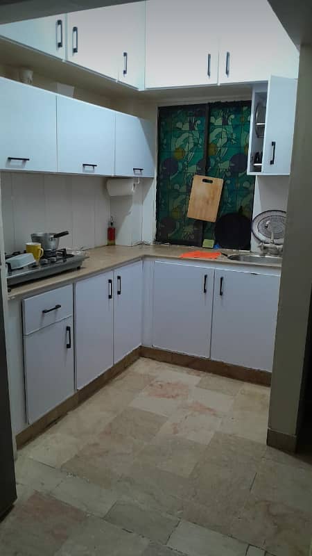 Modern 2 Flat For Sale bedrooms, with attached bathrooms. Attractive drawing lounge and comfortable atmosphere. 1