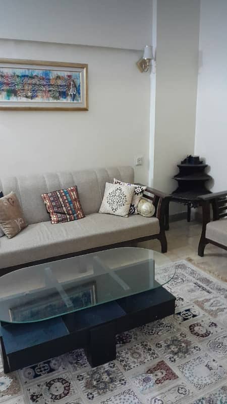 Modern 2 Flat For Sale bedrooms, with attached bathrooms. Attractive drawing lounge and comfortable atmosphere. 2