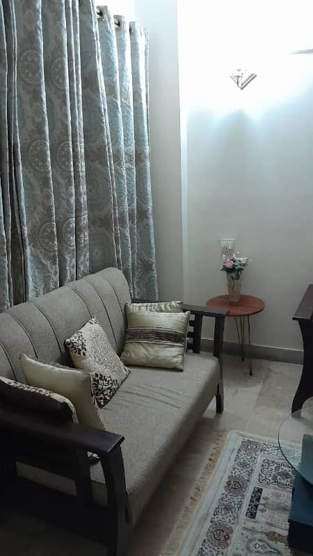 Modern 2 Flat For Sale bedrooms, with attached bathrooms. Attractive drawing lounge and comfortable atmosphere. 6