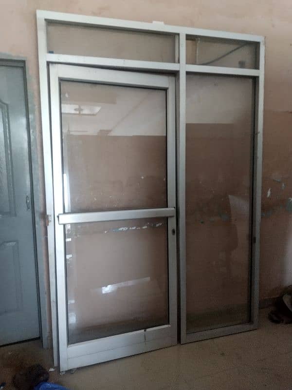 Aluminum glass front door for sale 0