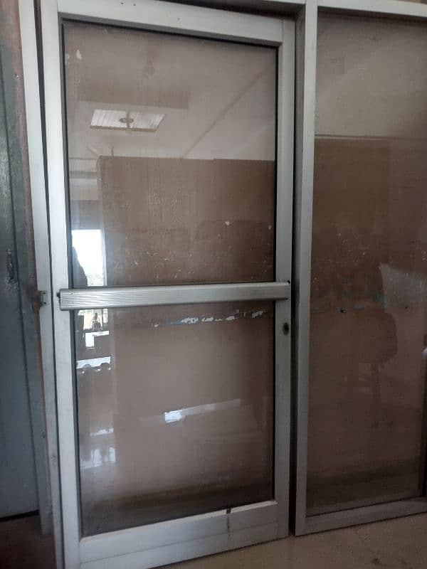 Aluminum glass front door for sale 4