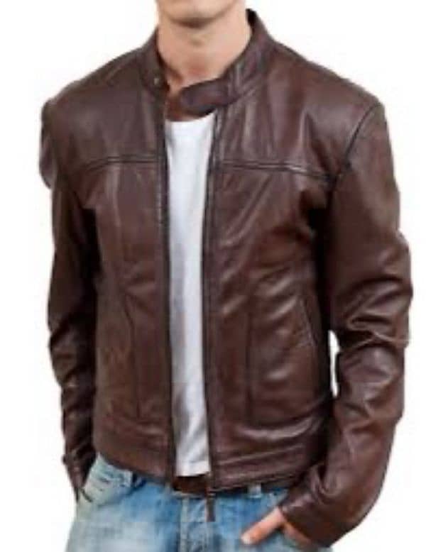 Leather jackets pure sheep leather 4