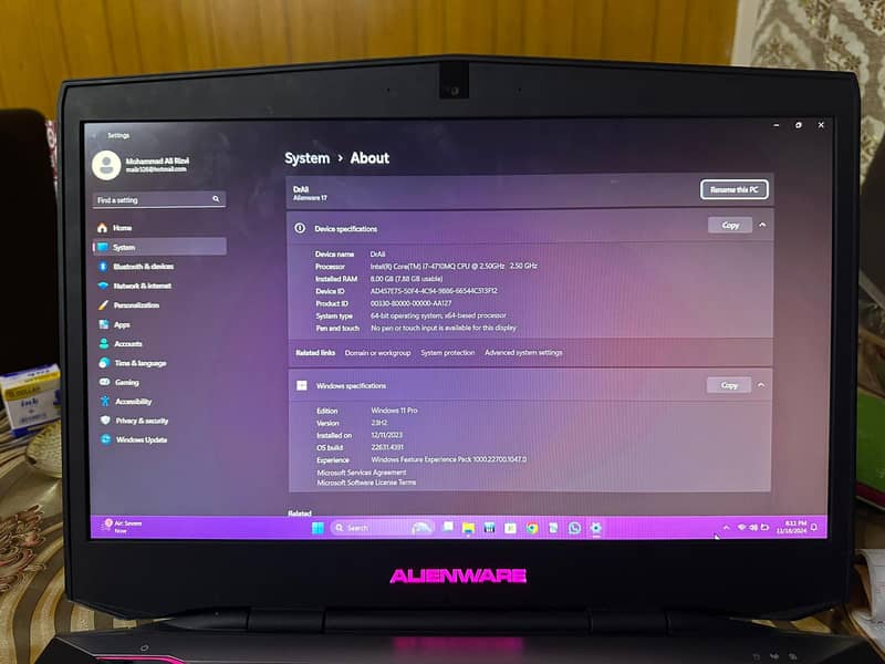 Dell Alienware 17 R4 3