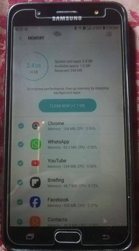 Samsung j7 max 4/32 full ok pta approved 3
