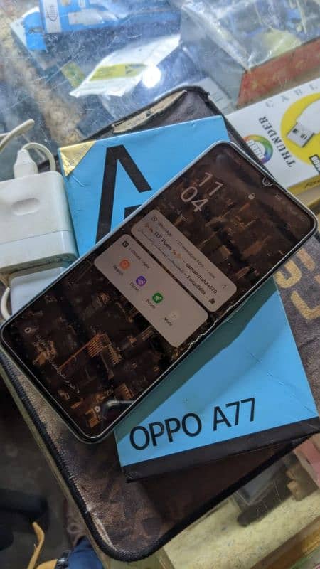 Oppo A77 With box and charger Location mancharian 7