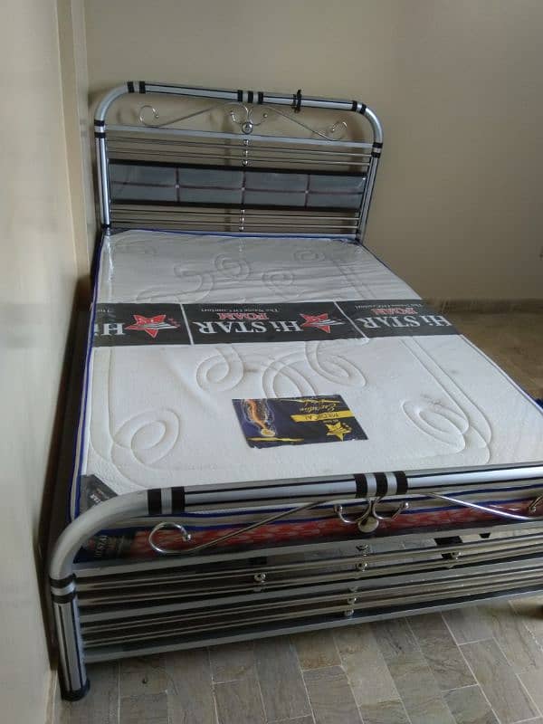 iron bed with metres 4 by 6 2