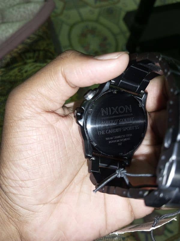 Nixon Cardiff sport full black color watch 1