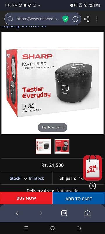 Brand New Rice cooker 1.8 L 3