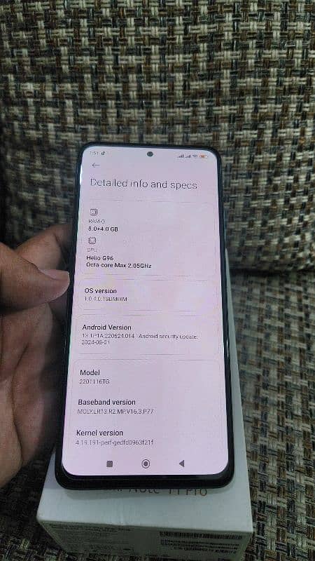 REDMI NOTE 11 PRO 8GB WITH BOX 10