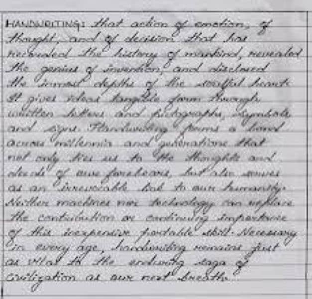 Handwriting Assignment work 0