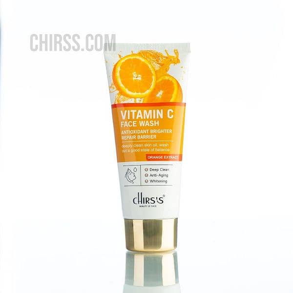 Chirs's Vitamin C Face Wash Antioxidant Brighter Repair Barrier 100g 4