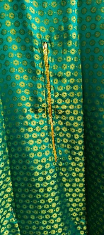 jamawar shirt piece - color green 2