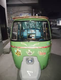 Green Auto Rickshaw