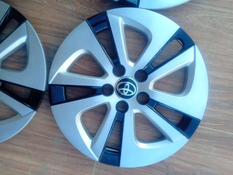 Prius 2017 to 22 Model 15 Size Original Japane Wheel Covers FRESH Set 1