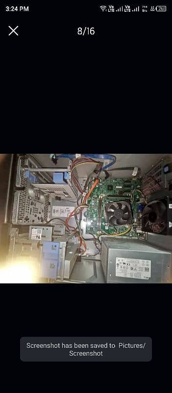 I5 4th Generation Dell CPU in Tower with 8 Gb ram 7