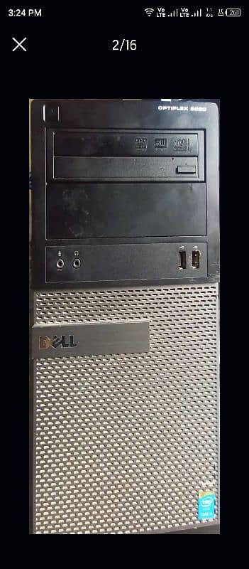 I5 4th Generation Dell CPU in Tower with 8 Gb ram 13