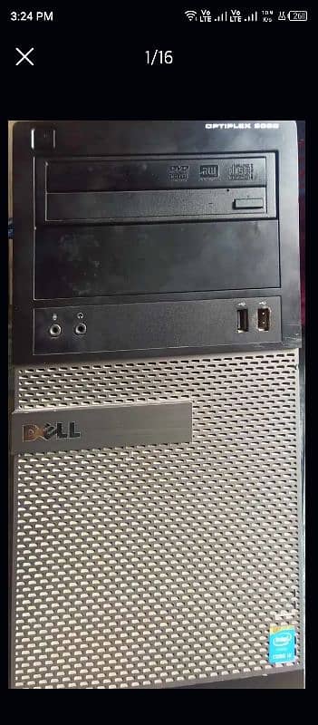 I5 4th Generation Dell CPU in Tower with 8 Gb ram 14