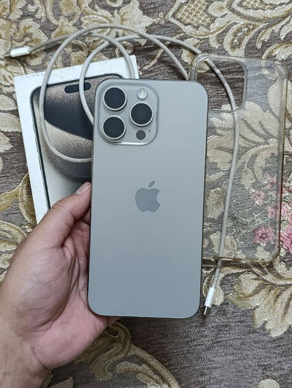 iphone 15 pro max 512gb JV (Natural Titanium) 0