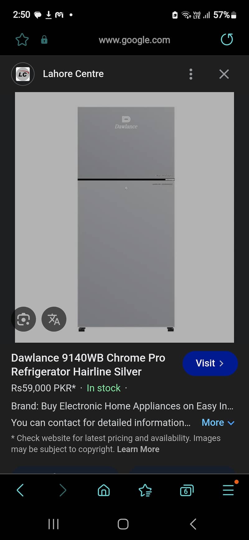 Brand new DAWLANCE FRIDGE 0