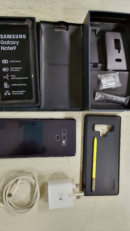 Samsung Note 9 Dual Sim Excelent Condition with Box Official PTA Aprvd 0