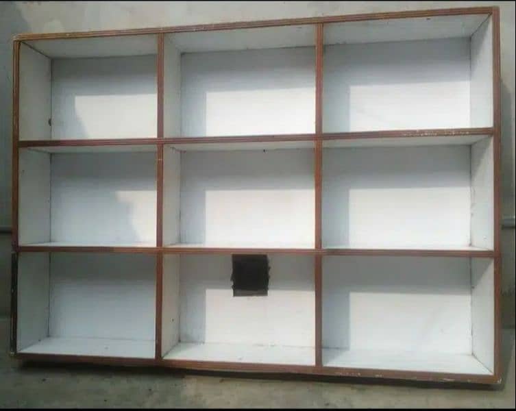 wooden shelves 0