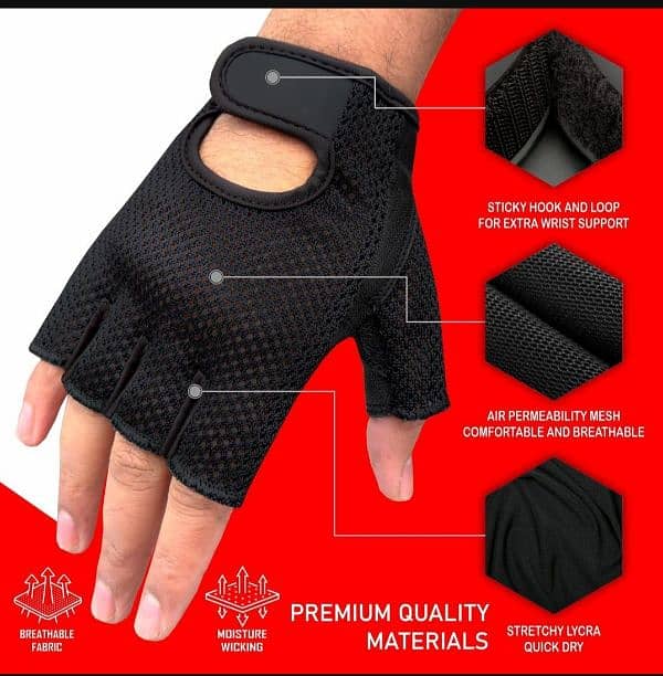 Pay ent  Weightlifting Gloves, Mesh L5 3