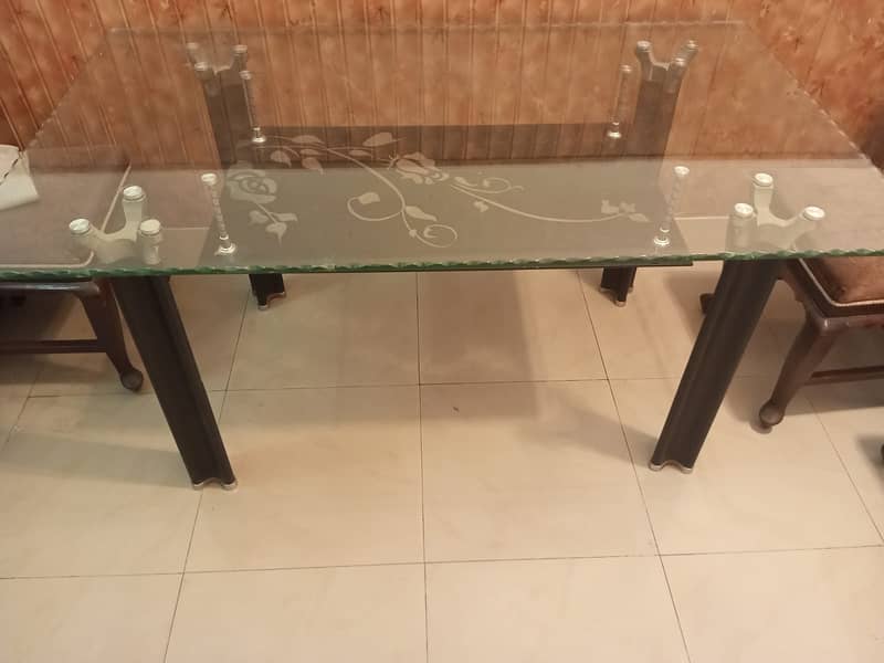 Dinning Table Large (Double Glass) 4