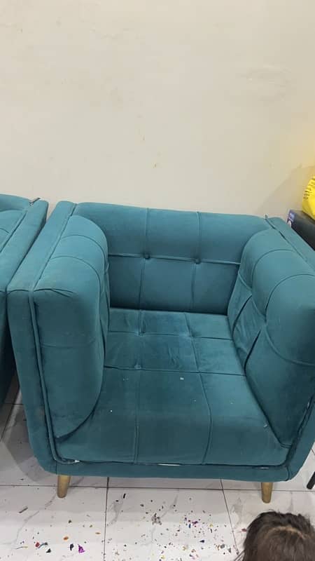 6 sitter sofa set good condition 2