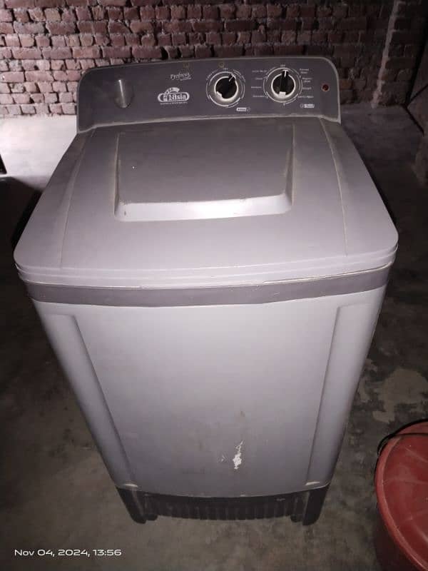 Super Asia Big Size Tub Washing Machine Plastic Body Condition 9/10 0