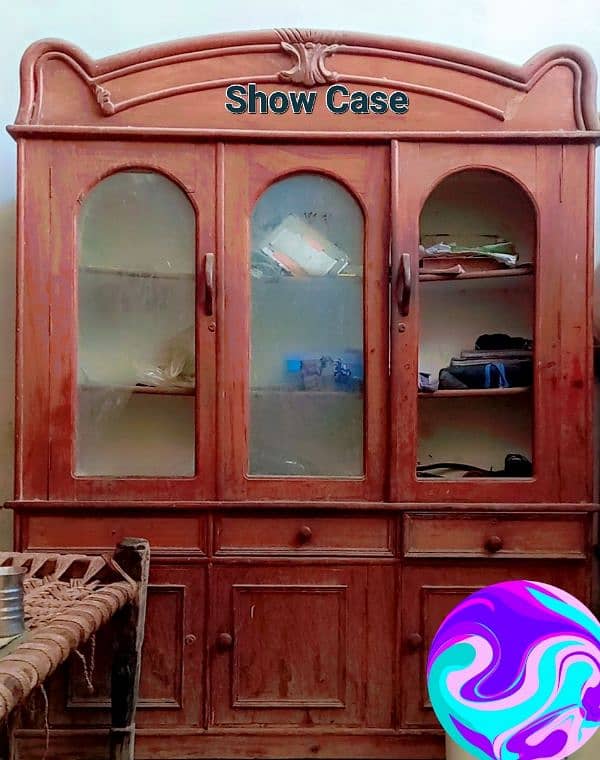 Dressing Table  with Show Case Used 2