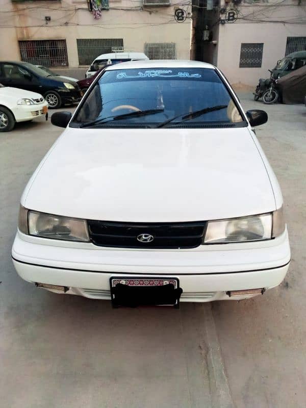 Hyundai Excel Model 1993 Recondition 2003 AC CNG Petrol working 2