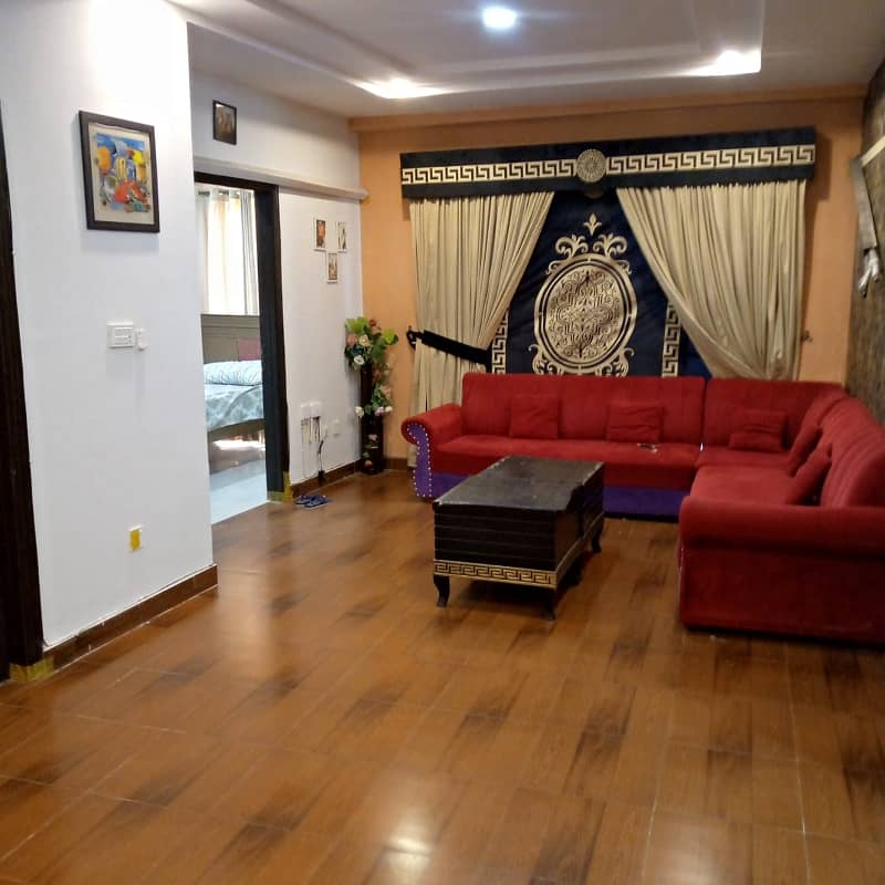 Par Day and short time Two BeD Room apartment Available for rent in Bahria town phase 4 and 6 empire Heights 2 Family apartment 1