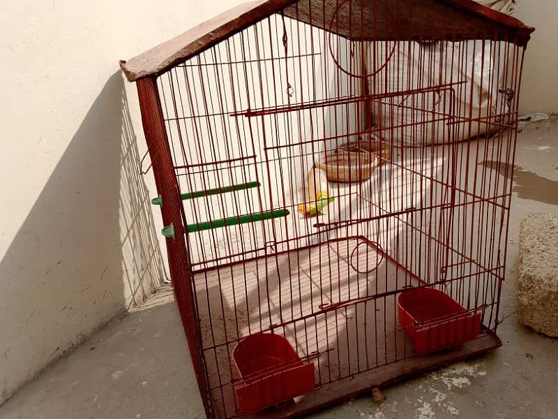 sale two cage ek cage two floor and one single 2